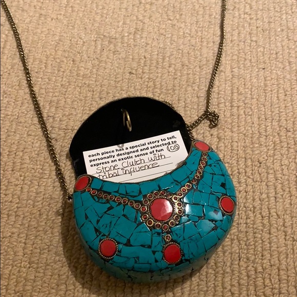 Stone chain clutch - Picture 2 of 7